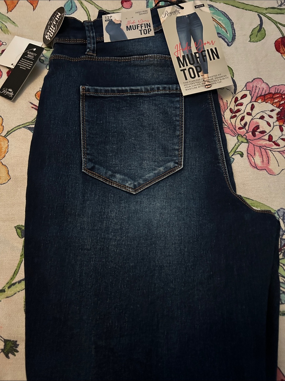 Royalty For Me Dark Blue High-Rise Women’s Jeans